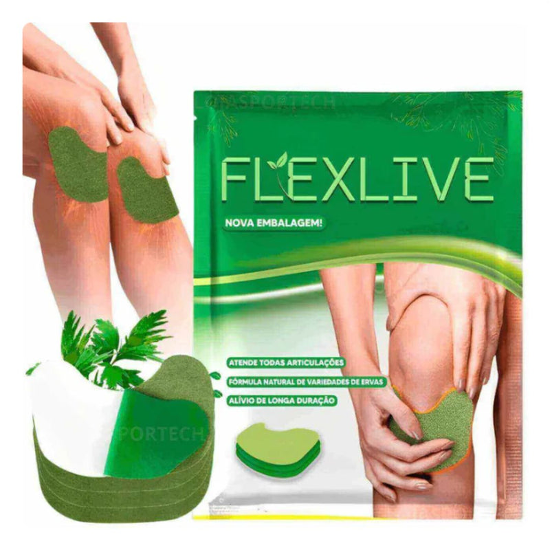 Adesivos de Recuperação Natural Flexlive Alivio de Longa Duração