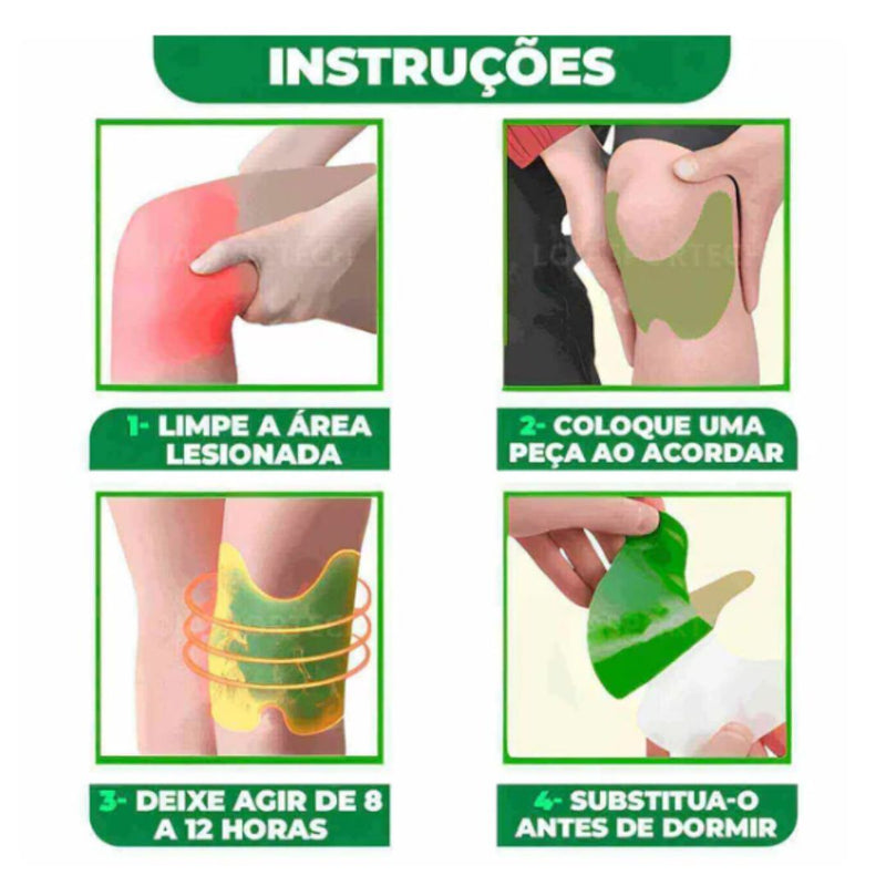 Adesivos de Recuperação Natural Flexlive Alivio de Longa Duração