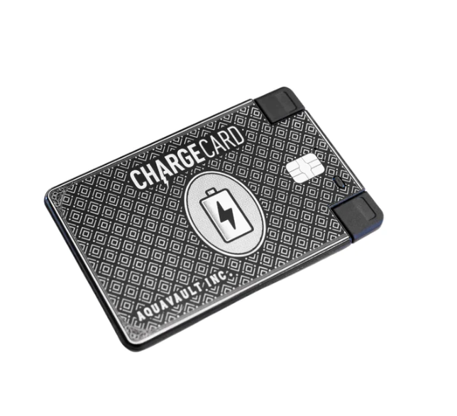 Carregador Portátil com Formato de um Cartão ChargeCard