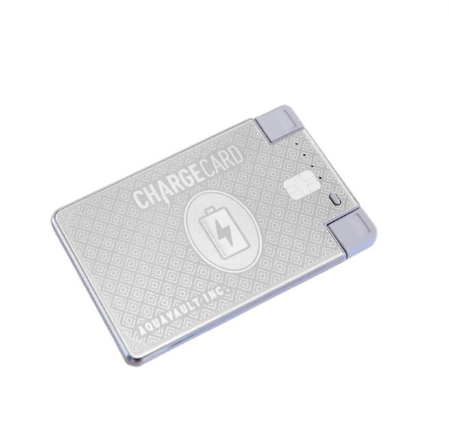 Carregador Portátil com Formato de um Cartão ChargeCard